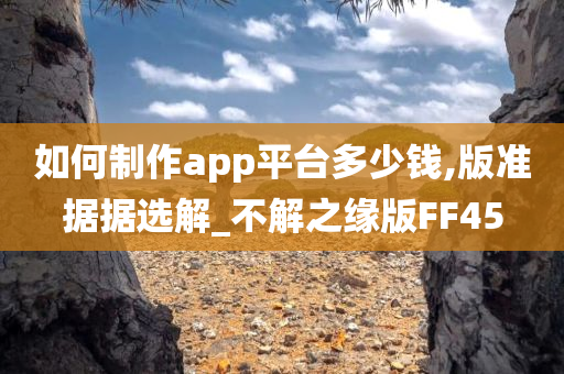 如何制作app平台多少钱,版准据据选解_不解之缘版FF45