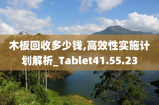 木板回收多少钱,高效性实施计划解析_Tablet41.55.23