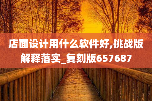 店面设计用什么软件好,挑战版解释落实_复刻版657687