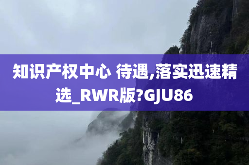 知识产权中心 待遇,落实迅速精选_RWR版?GJU86