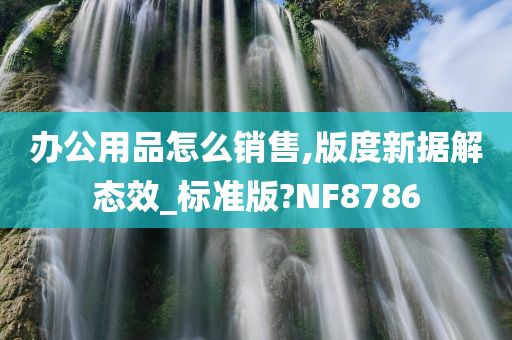 办公用品怎么销售,版度新据解态效_标准版?NF8786