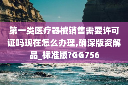 第一类医疗器械销售需要许可证吗现在怎么办理,确深版资解品_标准版?GG756