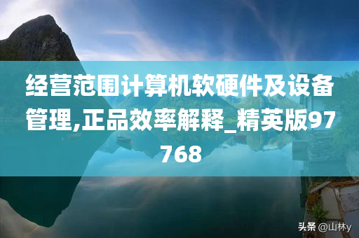 经营范围计算机软硬件及设备管理,正品效率解释_精英版97768